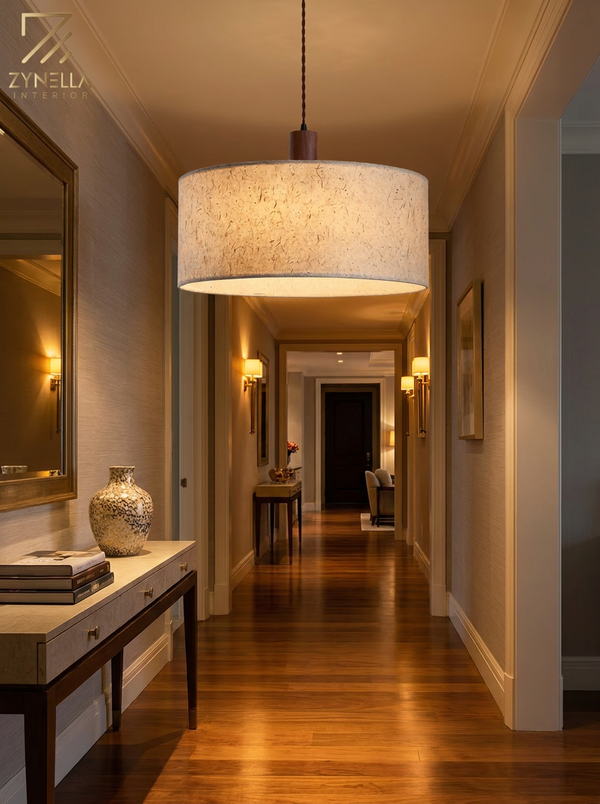 Zenora Rice Paper Ceiling Lamp
