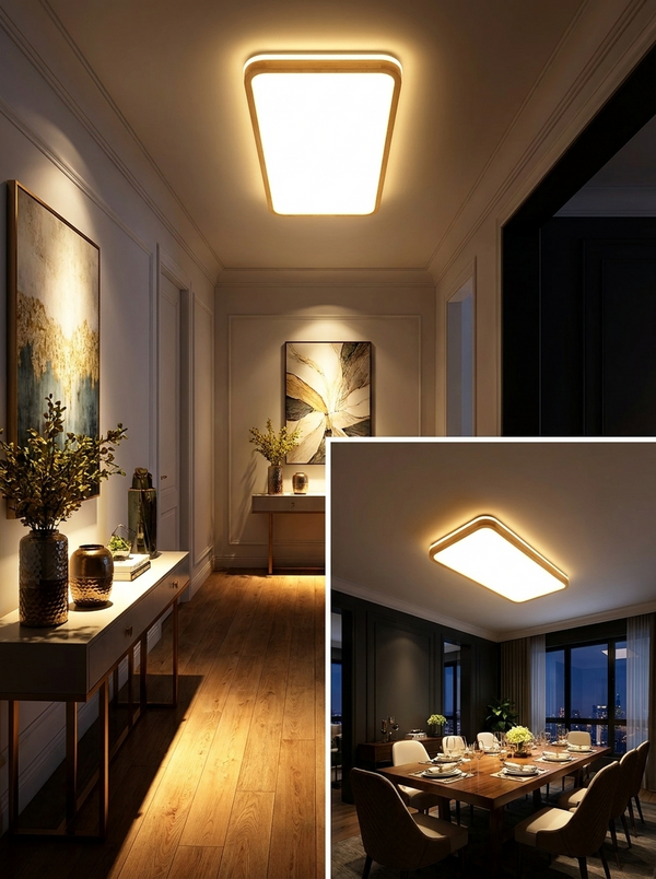 Ella Classic Wooden Ceiling Lamp