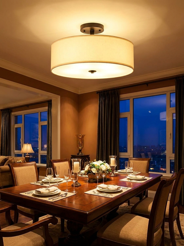 Amber Haven Modern Ceiling Light