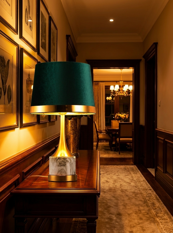 Zynella Marble Table Lamp