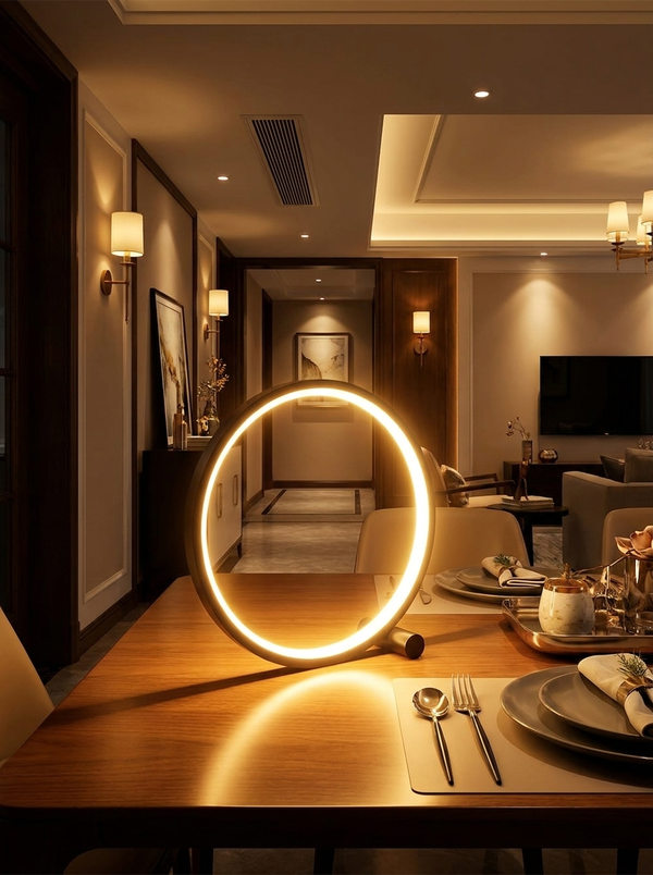 Zynella Circle LED Touch Sensitive Lamp