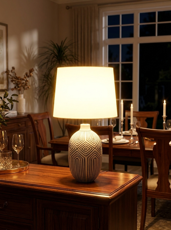 Alex Antique Ceramic Table Lamp