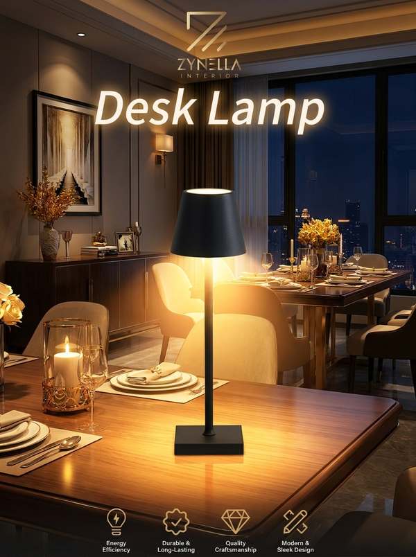 Zynella Nordik: Tall Scandinavian Waterproof Cordless LED Lamp
