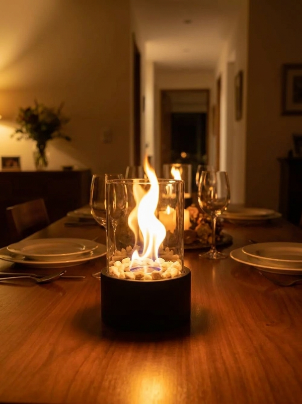 Zynella Inno-Fire TT-15: Modern Portable Tabletop Fireplace