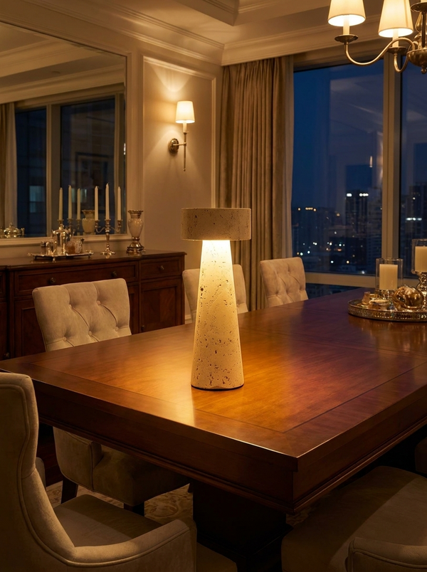 Alabaster Glow Table Lamp