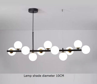 Customisable Visage chandelier Modern  Sleek Linear Suspension Light