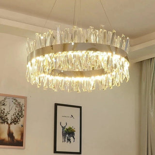 The Royal Chrome collection Classic Modern  Bohemian Rattan Woven Pendant