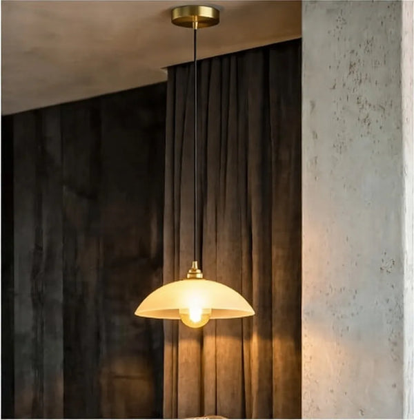 Inigo Marble Alabaster Hanging Lamps