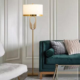 Golden Art Deco Floor Lamp Modern  Art Deco Inspired Illumination