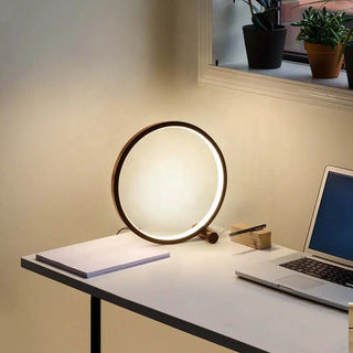 Zynella Circle LED Touch Sensitive Lamp Modern  Sculptural Spiral LED Fixture