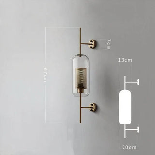 Elouise Glass Lamp Modern  Handcrafted Artisan Ceiling Light