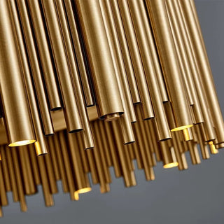 The Gold Nest Chic Modern  Sculptural Spiral LED Fixture