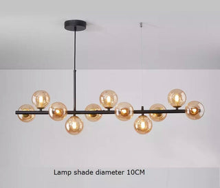 Customisable Visage chandelier Modern  Sleek Linear Suspension Light