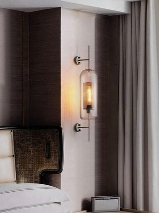 Elouise Glass Lamp Modern  Handcrafted Artisan Ceiling Light