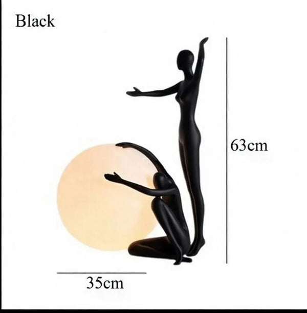 Elysian Embrace Sculpture Lamp