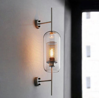 Elouise Glass Lamp Modern  Handcrafted Artisan Ceiling Light