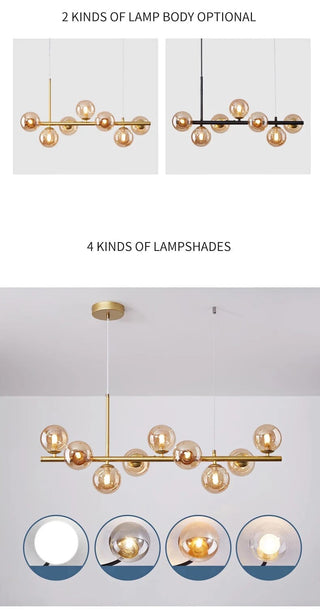 Customisable Visage chandelier Modern  Sleek Linear Suspension Light