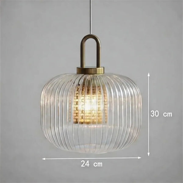Arnault Fluted Glass Pendant