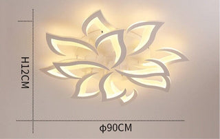 Flower Chandelier Modern  Luxury Gold Frame Light Fitting