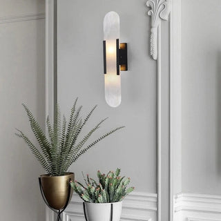 Royal Marble Wall Lamp Opulent Modern  Art Deco Inspired Illumination