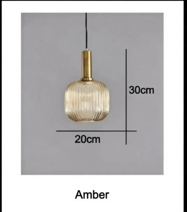 Liora Fluted Glow Pendant