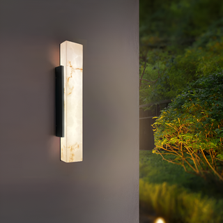 Zoya Outdoor Marble Wall Light Luxurious Modern  Rustic Industrial Hanging Lamp