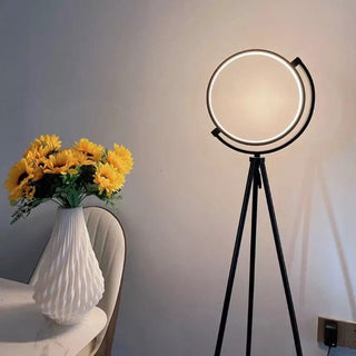 The Halo Lamp Refined Modern  Sleek Linear Suspension Light