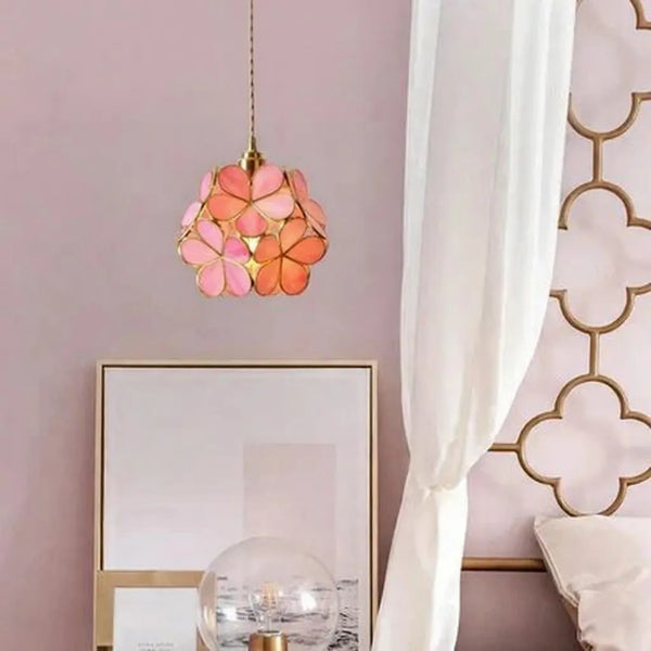 Zynella Flower Glass Pendant