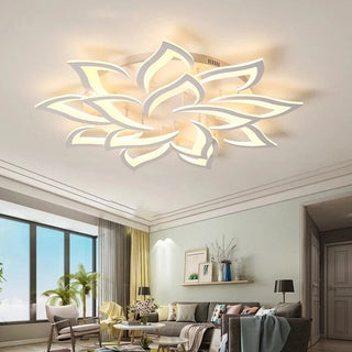 Flower Chandelier Modern  Luxury Gold Frame Light Fitting