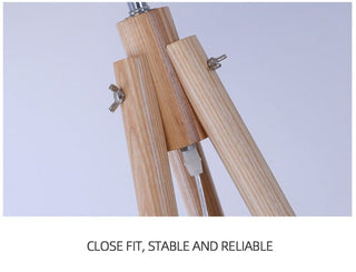Lillian Wooden Shade Floor Lamp Modern  Sleek Linear Suspension Light