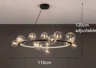 Dexter Bubble Chandelier Modern  Handcrafted Artisan Ceiling Light