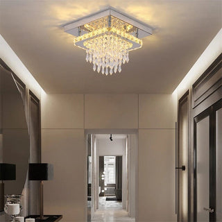 Emily Crystal Lamp Modern  Chic Glass Globe Pendant