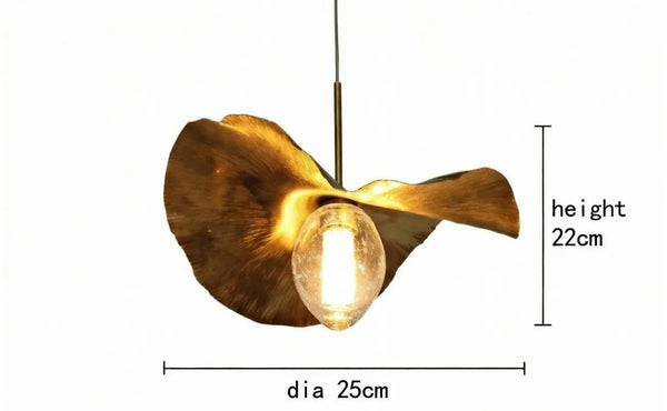 Golden Shell Pendants