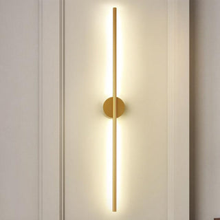 Golden Tube Modern  Rustic Industrial Hanging Lamp