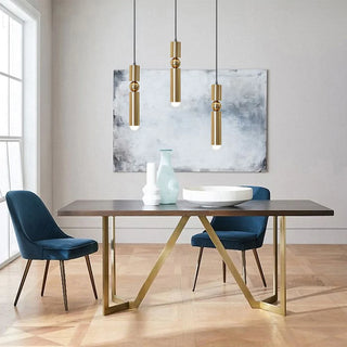Golden Bullet Lights Modern  Handcrafted Artisan Ceiling Light