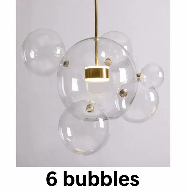 Jane Bubble Elegant Glass Pendants