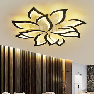 Flower Chandelier Modern  Luxury Gold Frame Light Fitting