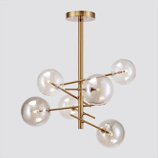 Lara Bubble Chandelier Modern  Sleek Linear Suspension Light