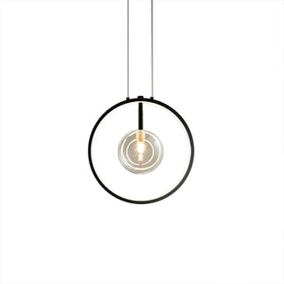 Glass Globe Pendants Modern  Sleek Linear Suspension Light