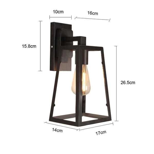 Artistic Outdoor Lampshade Modern  Scandinavian Wooden Accent Light - Zynella