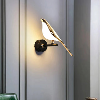 Golden hummingbird Modern  Vintage Brass Accent Lighting