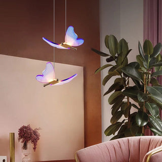 Butterfly Lamp Collection Modern  Opulent Multi-Tier Crystal Chandelier