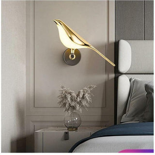 Golden hummingbird Modern  Vintage Brass Accent Lighting