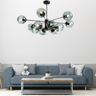 Xavier Bubble Chandelier Refined Modern  Handcrafted Artisan Ceiling Light