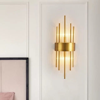 Melanie Crystal Wall Lamp Modern  Classic Drum Shade Ceiling Light