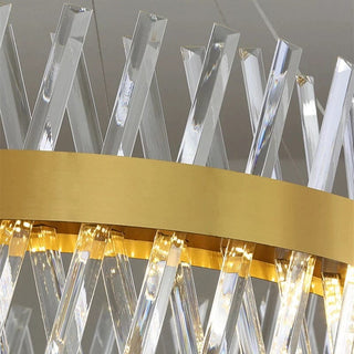 The Golden Crossover Modern  Bohemian Rattan Woven Pendant