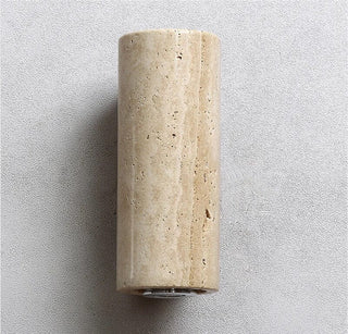 Ebony Travertine Wall Light Modern  Art Deco Inspired Illumination
