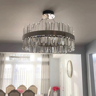 The Royal Chrome collection Classic Modern  Bohemian Rattan Woven Pendant