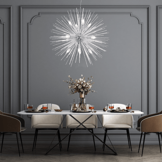 Postmodern firework chandelier Opulent Modern  Ornate Antique Finish Fixture