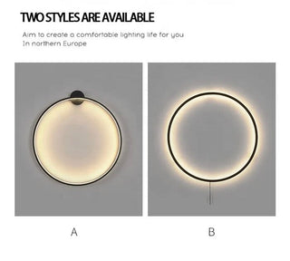 New Eclipse Round Wall Lamp Modern  Elegant Teardrop LED Pendant